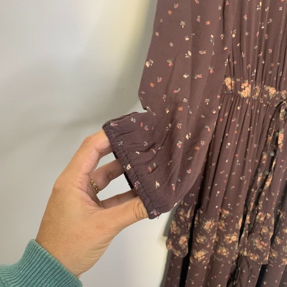 NEW American eagle floral cottage core maxi dress - Picture 6 of 7